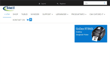 Tablet Screenshot of oxfordit.dk